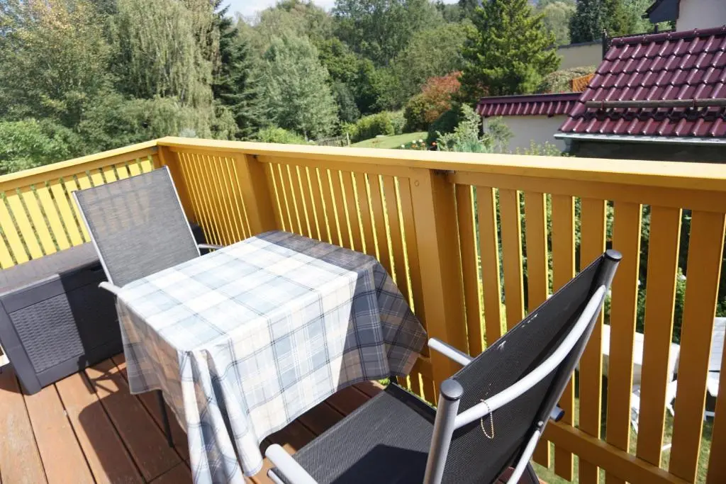 Balkon der Ferienwohnung Gartenblick I