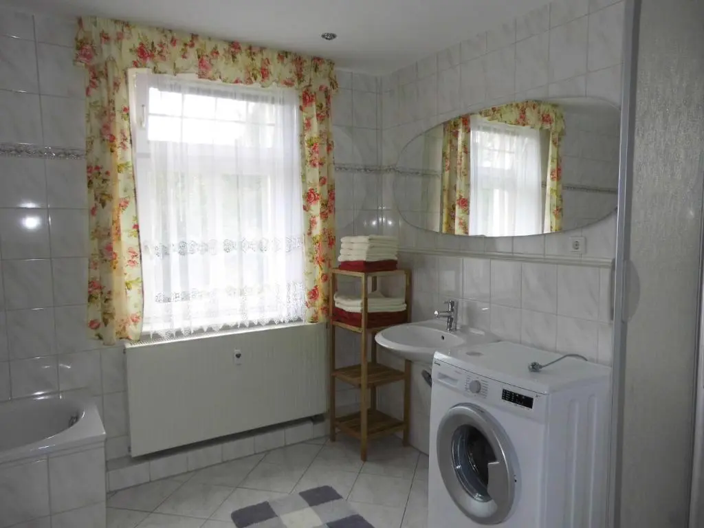 Badezimmer der Ferienwohnung Gartenblick II