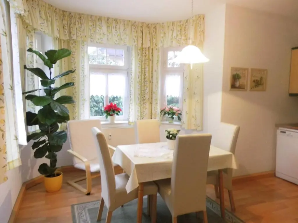 Küche der Ferienwohnung Gartenblick II