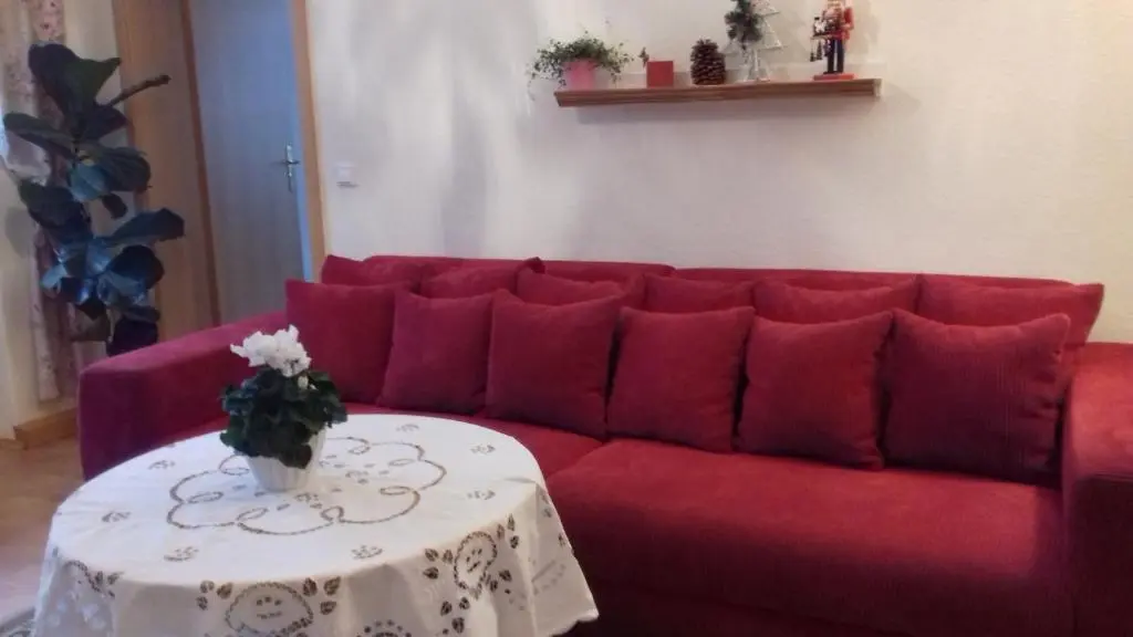 Sofa in der Ferienwohnung Gartenblick II