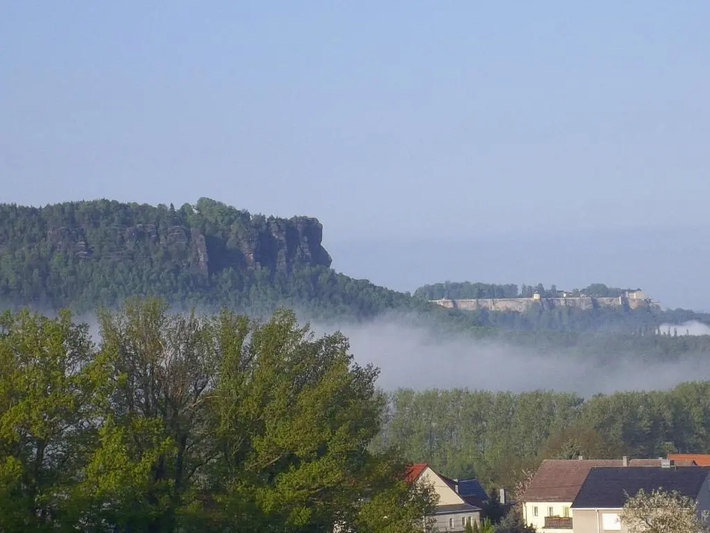 Ausblick der Ferienwohnung Liliensteinblick