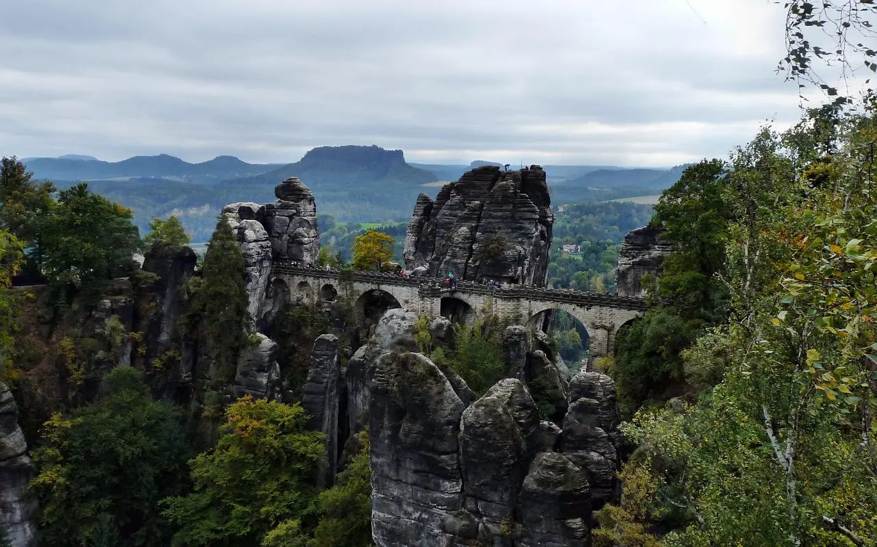 Basteibrücke in der Sächsischen Schweiz