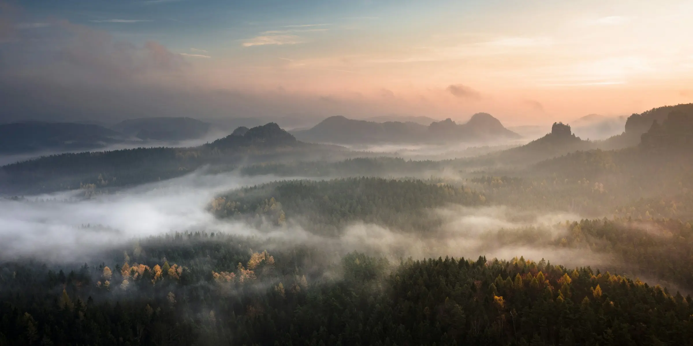 Felslandschaft der Sächsischen Schweiz