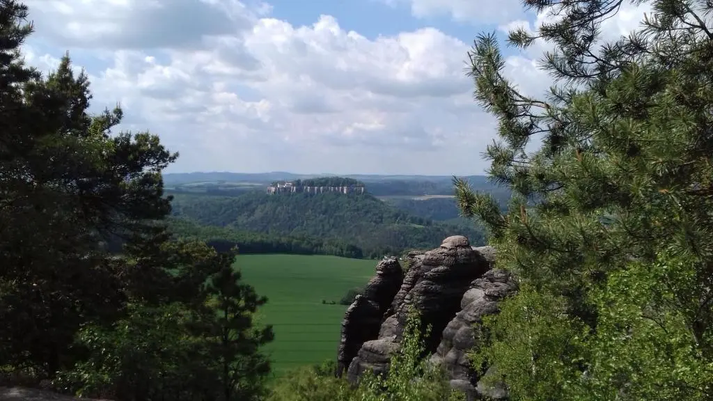 Panoramablick rund um den Lilienstein